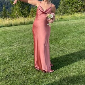 Revelry Bridesmaid Dress size 14 - Desert Rose